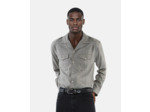 Chemise manches longues a carreaux black white