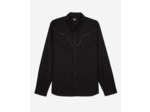 Chemise style western noire black
