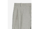 Pantalon flare blanc / bleu