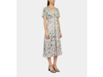 Robe Longue Imprimée Avec Boutonnage green multico