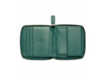 Le cuir lisse portefeuille zip