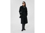 Manteau Mandy Noir en Laine