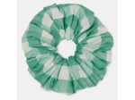 Chouchou vert en vichy