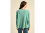 Pull en 100% cachemire à Col V