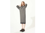 Pull robe fusain