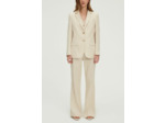Blazer à rayures dorées en lin et coton - REYNA