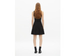 Jupe courte en maille noire black