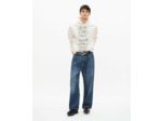 Sweatshirt a print ecru