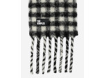 Echarpe à carreaux xxl noire et blanche noir