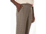 Pantalon droit carreaux sisal