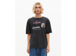 T-shirt avec sérigraphie noir black washed