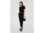 Pantalon Philippa Noir en Polyester Recyclé