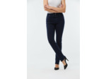 Denim straight fit, coupe droite, taille haute