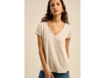 Tee-shirt col V manches courtes