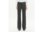 Pantalon tailleur bootcut en laine gris foncé black