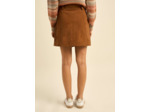 Mini jupe en cuir