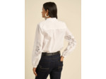 Chemise large à broderies