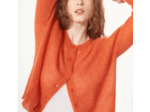 Cardigan rhubarbe