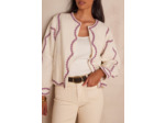 Veste courte en coton POLLY