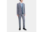 Veste de costume fit crante light blue