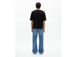 T-shirt mixte large uni noir black