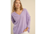 Pull en 100% cachemire à Col V