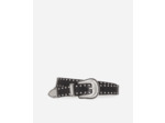 Ceinture En Cuir Noir Avec Clous black