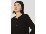 Robe Rosario Noir en Polyester