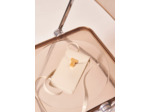 Pochette Bis Craie en Cuir