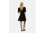 Robe Courte En Velours Noir black
