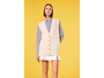 Gilet Ginny Ecru en Laine