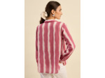 Top fluide à rayures tie and dye