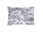 TAIE D'OREILLER | 4 Continents - Blanc/Bleu