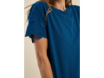 T-shirt manches raglan broderies anglaises
