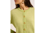 Gilet cardigan ample à col rond