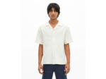 Chemise manches courtes nid d'abeille écrue ecru