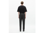 Pantalon ajusté gris foncé grey