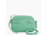 Mini sac bandoulière Laura en cuir lisse