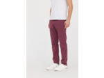 Chino straight jambe droite en gabardine confort, taille medium