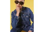 Veste Vicky Bleu en Coton