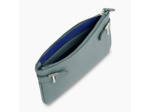 Pochette zippée Simone en cuir grainé