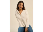 Gilet droit col chemise
