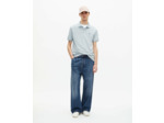 Polo manches courtes avec broderie blason baby blue