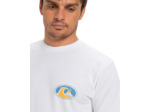 T-shirt Quiksilver blanc classique