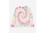 Pull tie and dye motif spirale multicolor
