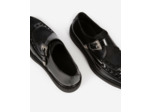 Derbies en cuir avec boucle western black