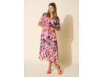 Robe longue manches courtes