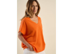 Pull manches courtes en cachemire