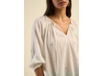 Blouse brodée