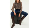 Blouse imprimé cachemire et lurex - BALBINE